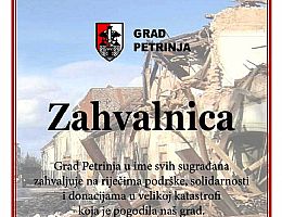 Grad Petrinja je primio donaciju OTK Zagreb.