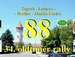 34. oldtimerski rally: Zagreb-Lužnica-Brežice-Marija Gorica