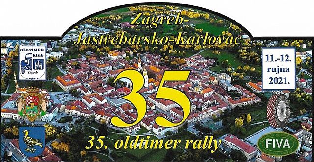 35. "Zagrebački oldtimer rally" 11. i 12. rujna 2021.