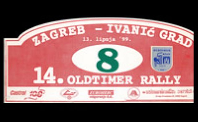 14. Oldtimer rally  ZAGREB – IVANIĆ GRAD 99