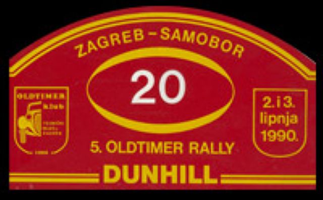 5. Oldtimer rally Zagreb - Samobor