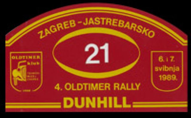 4. Oldtimer rally Zagreb - Jastrebarsko