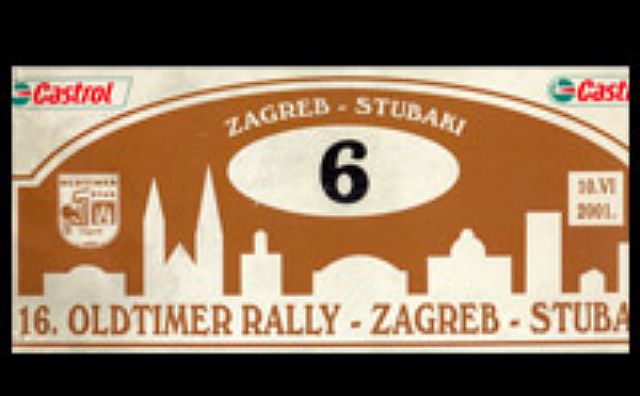 16. Oldtimer rally Zagreb - Stubaki