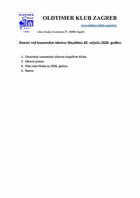 Izvanredba izborna skupština