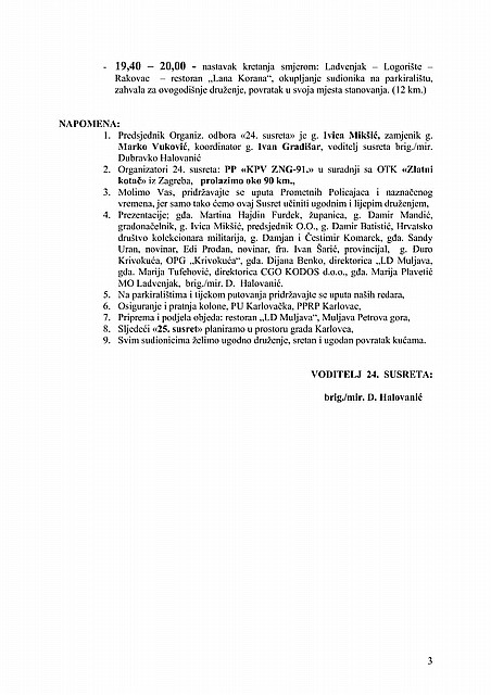 24. međunarodni susret starodobnih vojnih vozila u R. Hrvatskoj,
